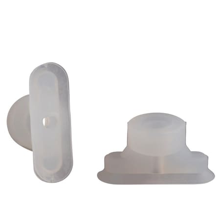 Fipa Oval vacuum cup 24x8 mm, Silicone transparent 132.24x8.016.2